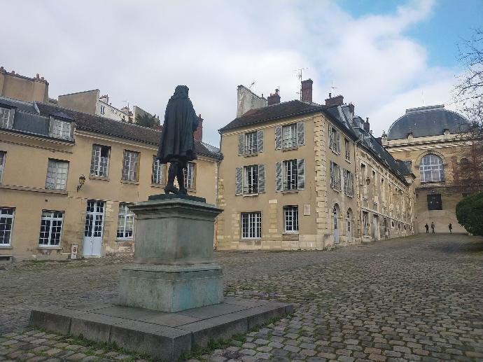 Statue de Colbert aux Gobelins (SFA, sortie parisienne du 11 février 2023)